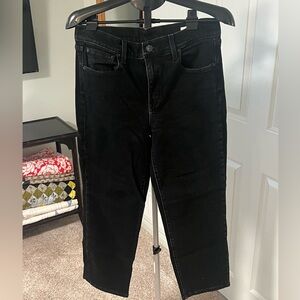 AYR Women's Black Straight Leg Jeans